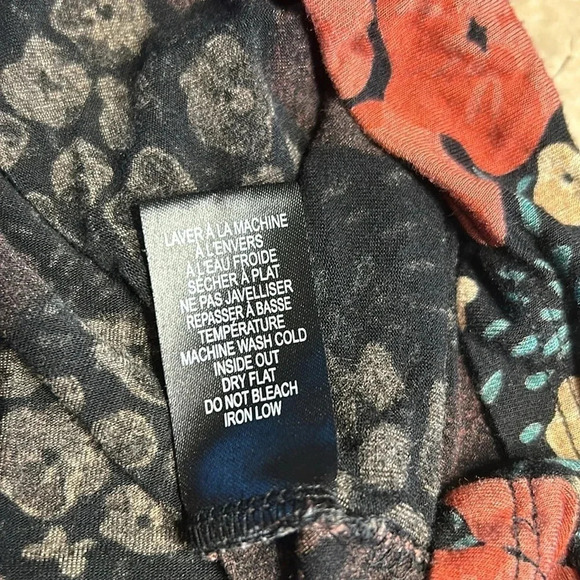 - Twik by Simon ,top,women Large,multicolor,floral,tiered,ruffle,feminine,summer - Picture 9 of 11